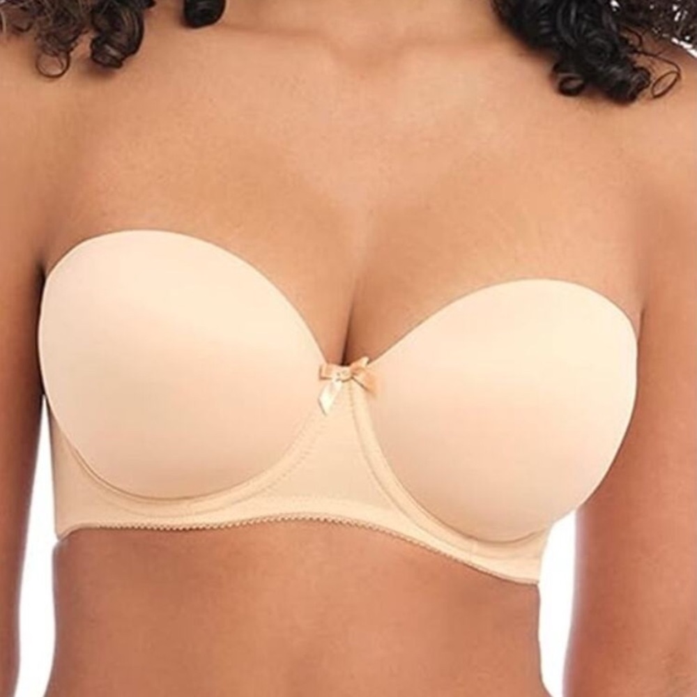 Freya Deco Underwire Strapless Convertible Bra In Nude